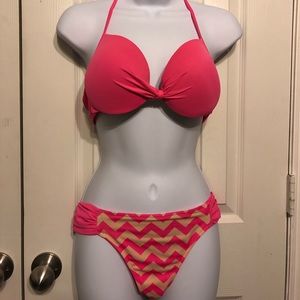 Victoria’s Secret Pink swimsuit.